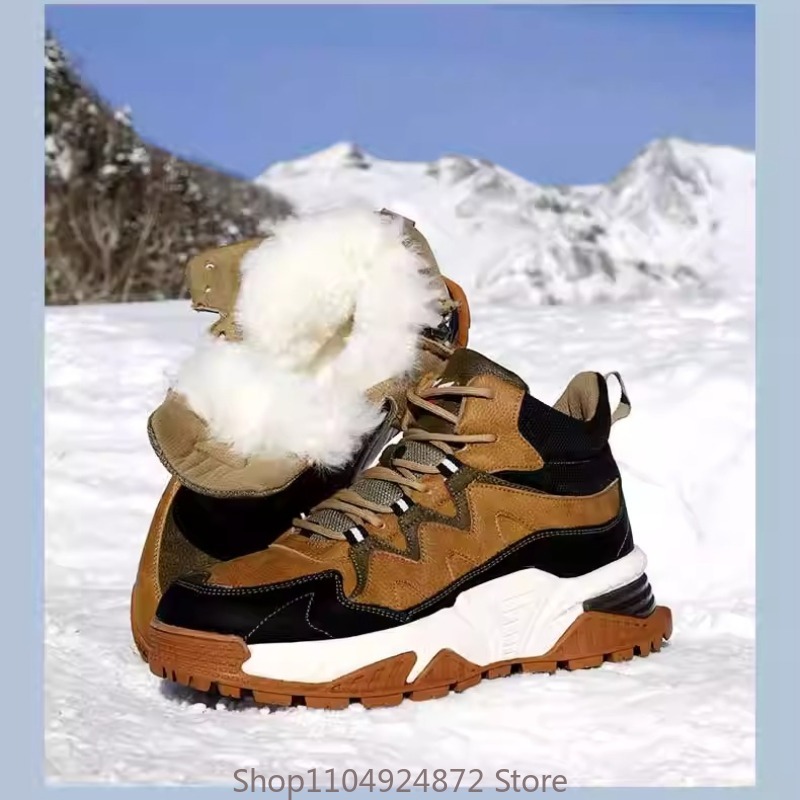 Men'S Shoes Top Brands - Winter Warm Wool Cotton Shoes Men's