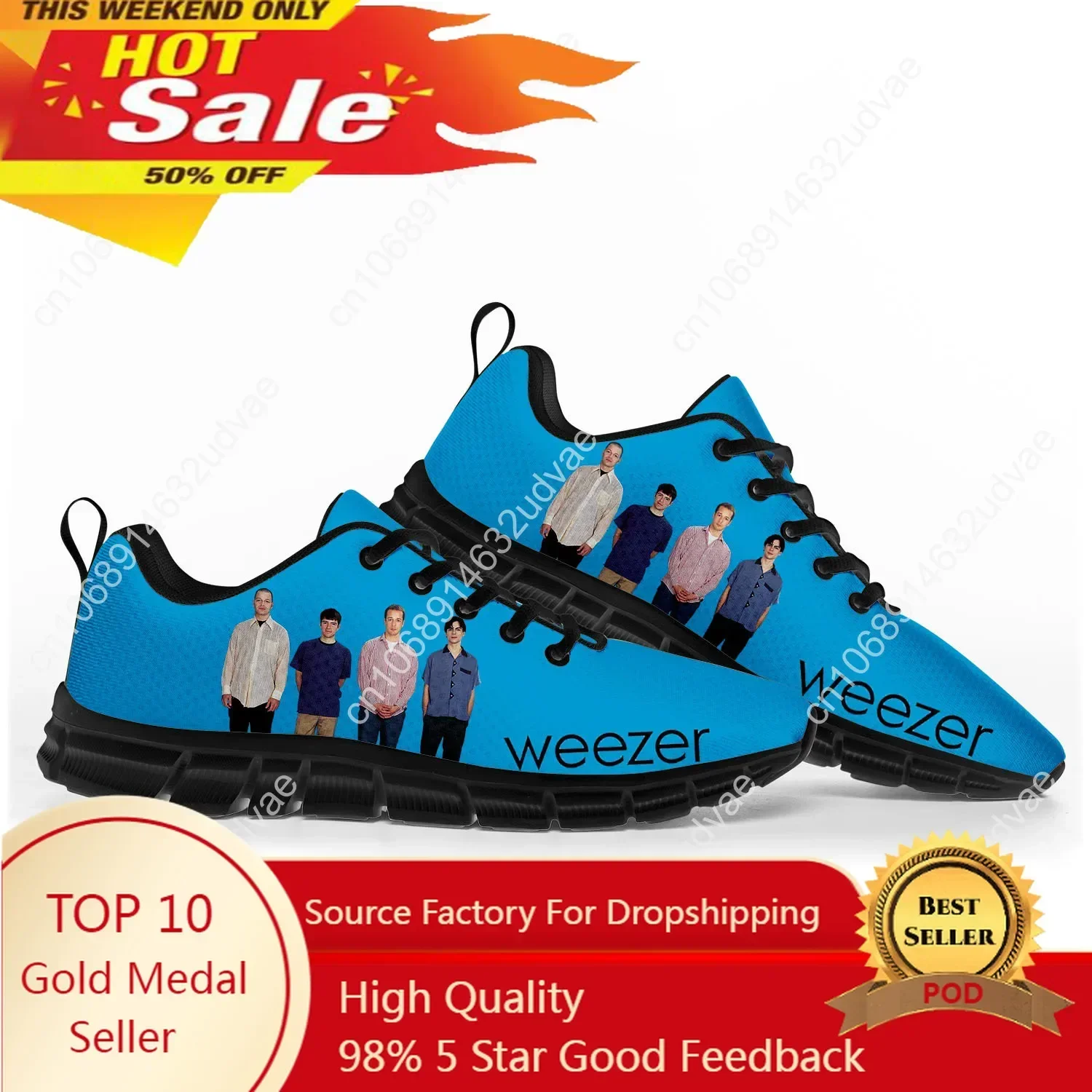 Men'S Shoes Casual Sneakers - Weezer Sports Shoes Mens Womens Sneakers