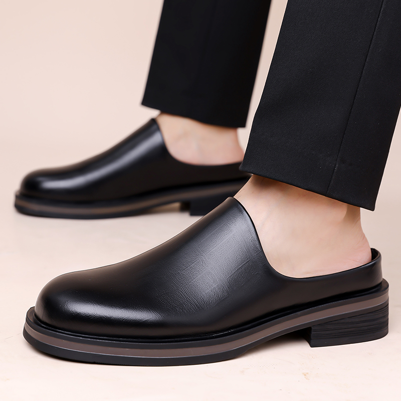Men'S Shoes Top Brands - Men Slip-On Half Slippers, Thick Sole