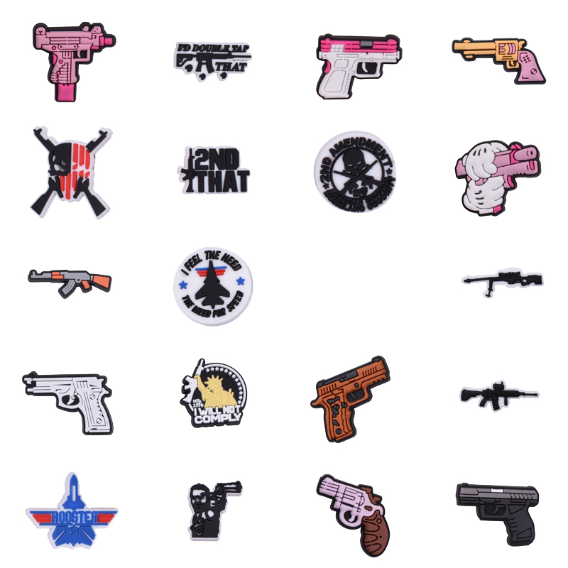 Gun Shoe Charms for Crocs Sand - огляд і ціна Men'S Shoes Crocs