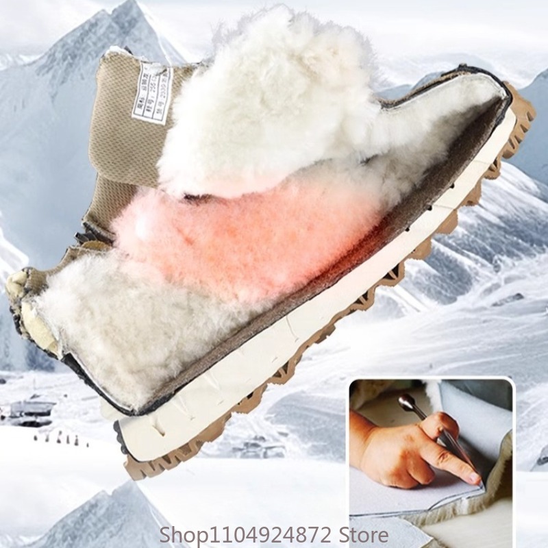 Winter Warm Wool Cotton Shoes  - огляд і ціна Men'S Shoes Top Brands