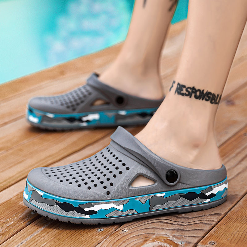 Summer Men Shoes Clogs Slipper - огляд і ціна Men Shoes Marks