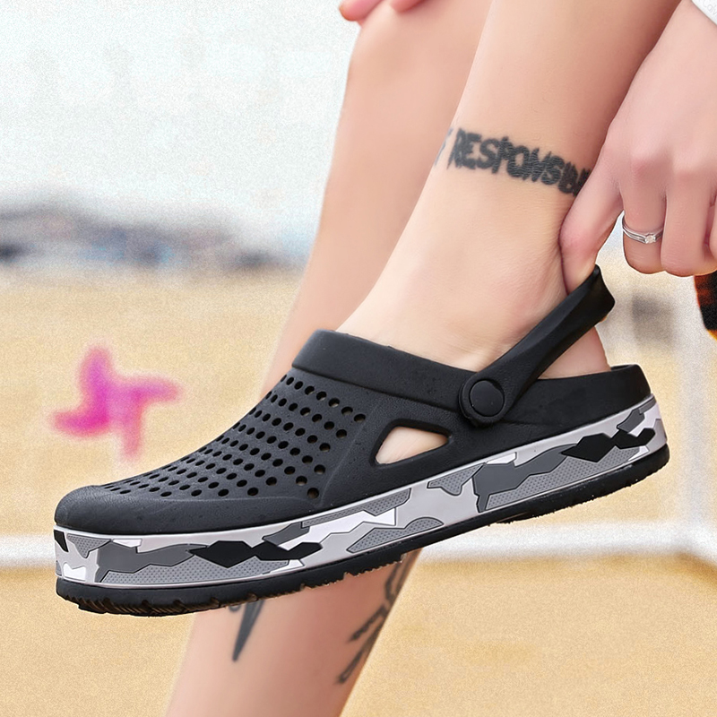 Summer Men Shoes Clogs Slipper - огляд і ціна Men Shoes Marks