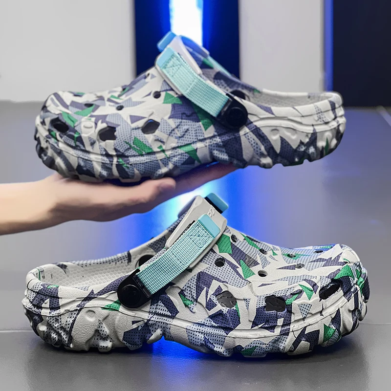 New Men's Clogs Slippers Sanda - огляд і ціна Men Shoes Marks
