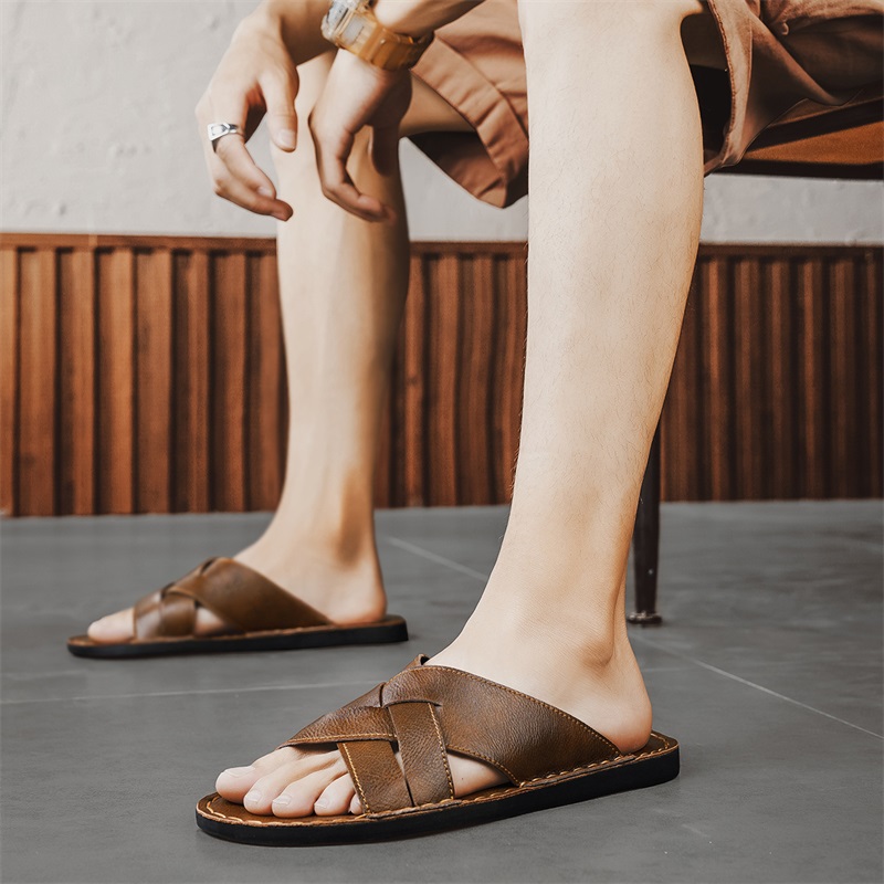 Genuine Leather Men Casual San - огляд і ціна Men'S Shoes Top Brands
