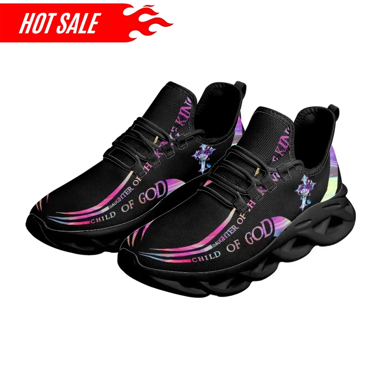 Hot Cross Christian God Print  - огляд і ціна Men'S Training Shoes