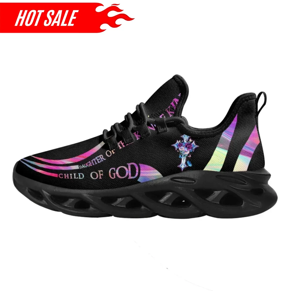 Hot Cross Christian God Print  - огляд і ціна Men'S Training Shoes