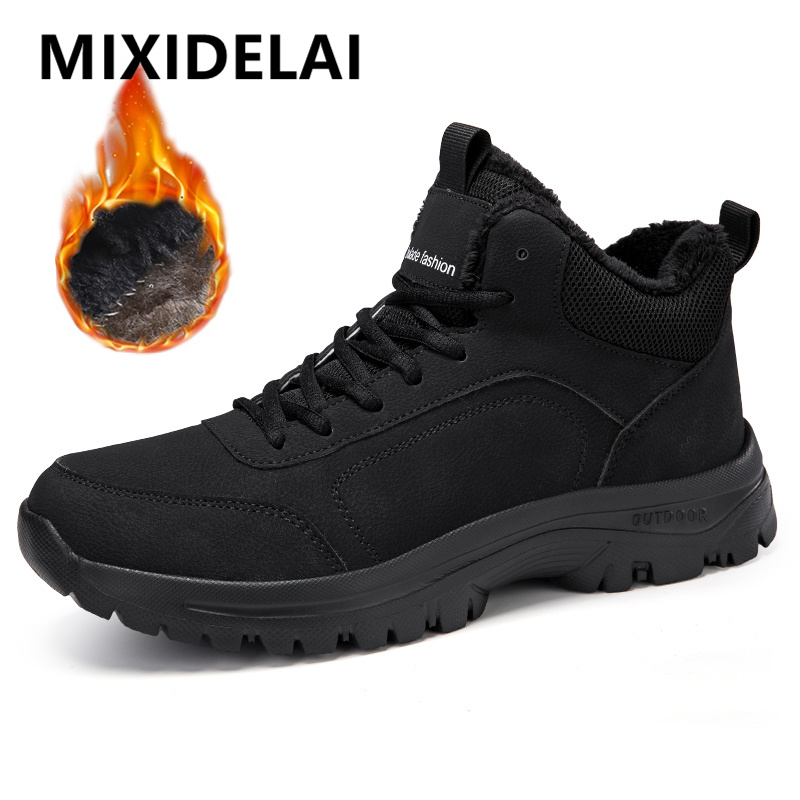 Winter Men's Boots Warm Plush  - огляд і ціна Men Shoes Marks