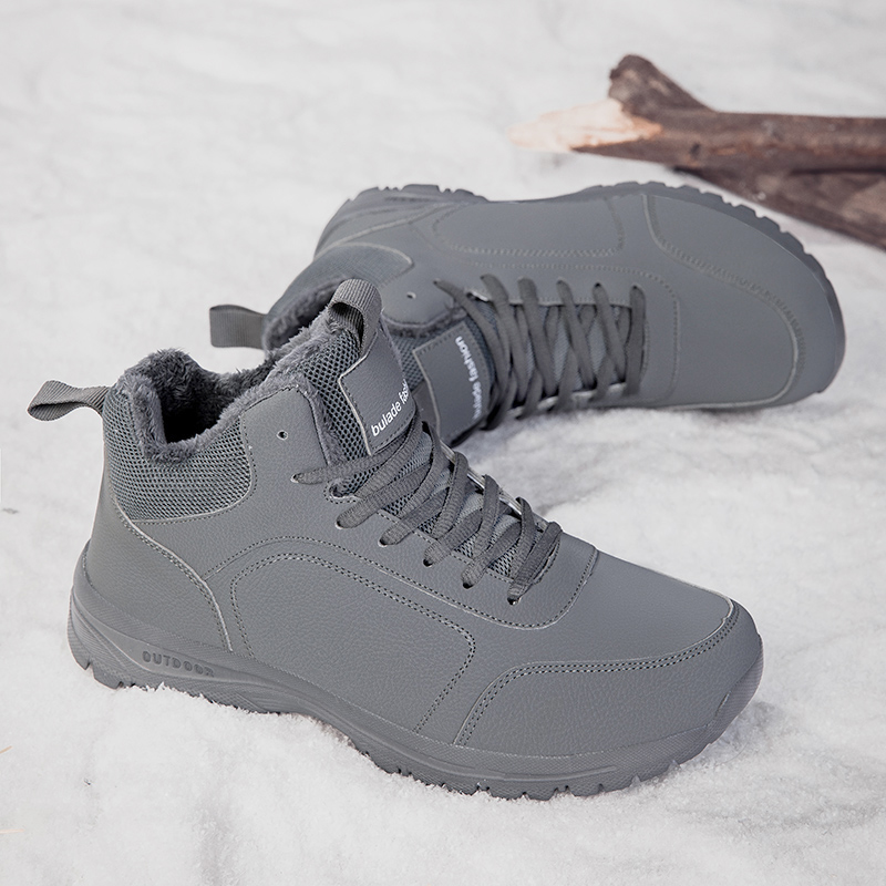 Winter Men's Boots Warm Plush  - огляд і ціна Men Shoes Marks