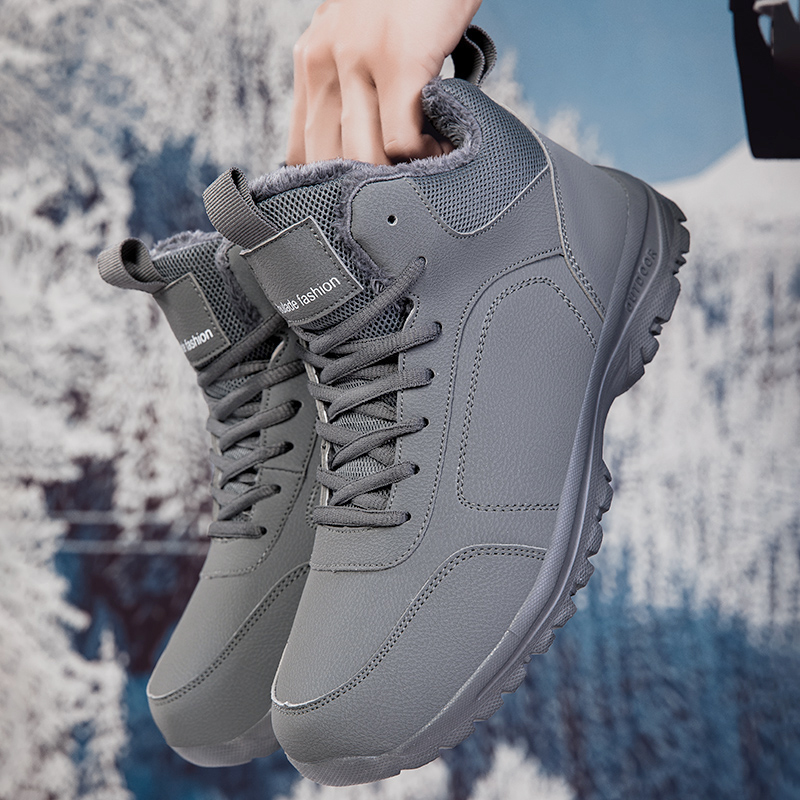 Winter Men's Boots Warm Plush  - огляд і ціна Men Shoes Marks