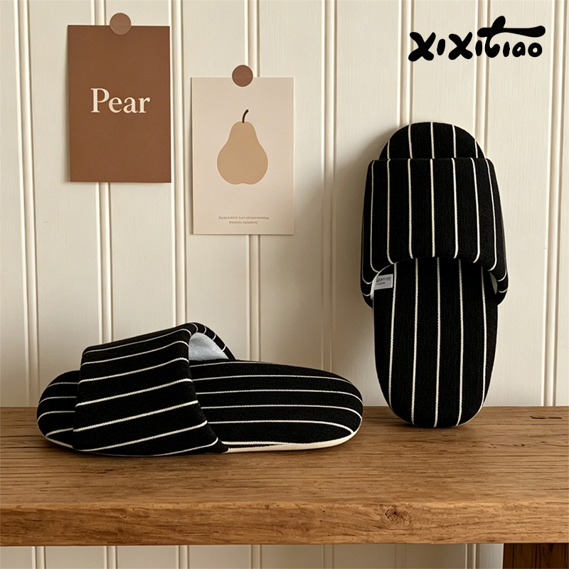 XIXITIAO Stripe Indoor Slipper - огляд і ціна Men'S Shoes With Toes