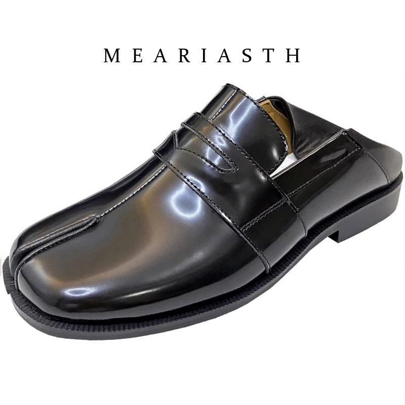 black Tabi Shoes Split Toe Pat - огляд і ціна Men'S Shoes Top Brands