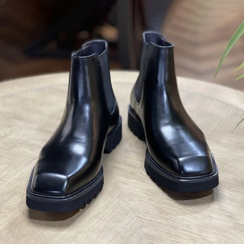 Elegant Mens Genuine Leather B - огляд і ціна Men Shoes Elegant