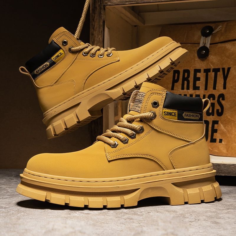 Vintage Men Platform Ankle Boo - огляд і ціна Men'S Shoes Business Casual