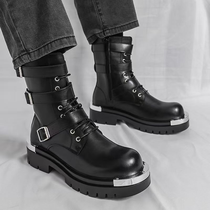 High Quality Men's Ankle Boots - огляд і ціна Men Shoes Elegant
