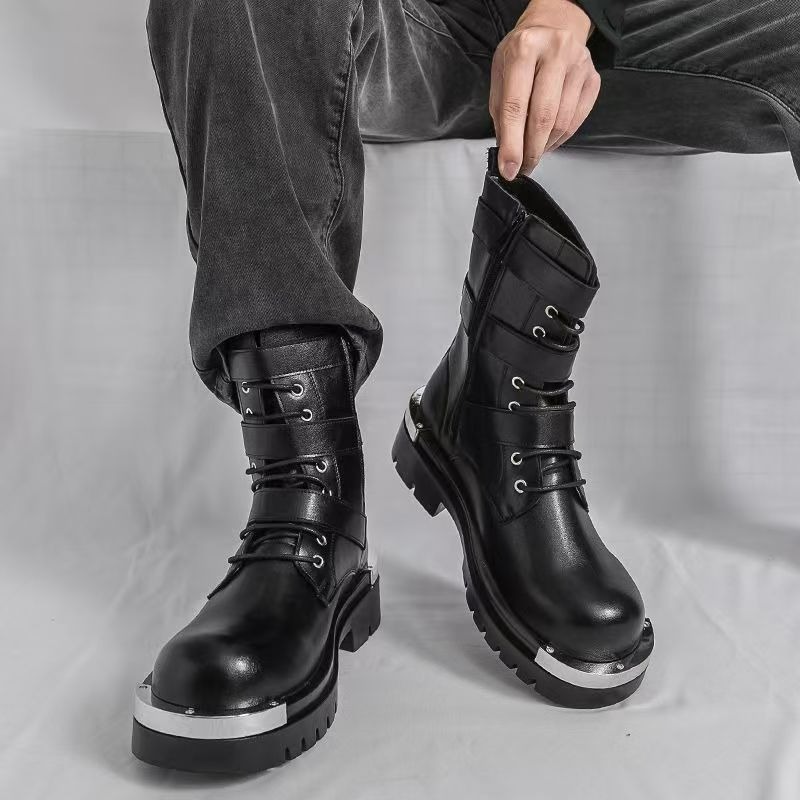 High Quality Men's Ankle Boots - огляд і ціна Men Shoes Elegant