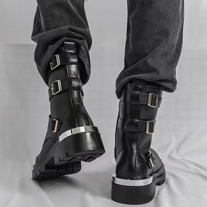 High Quality Men's Ankle Boots - огляд і ціна Men Shoes Elegant