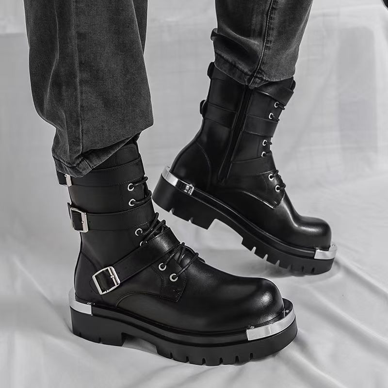 High Quality Men's Ankle Boots - огляд і ціна Men Shoes Elegant