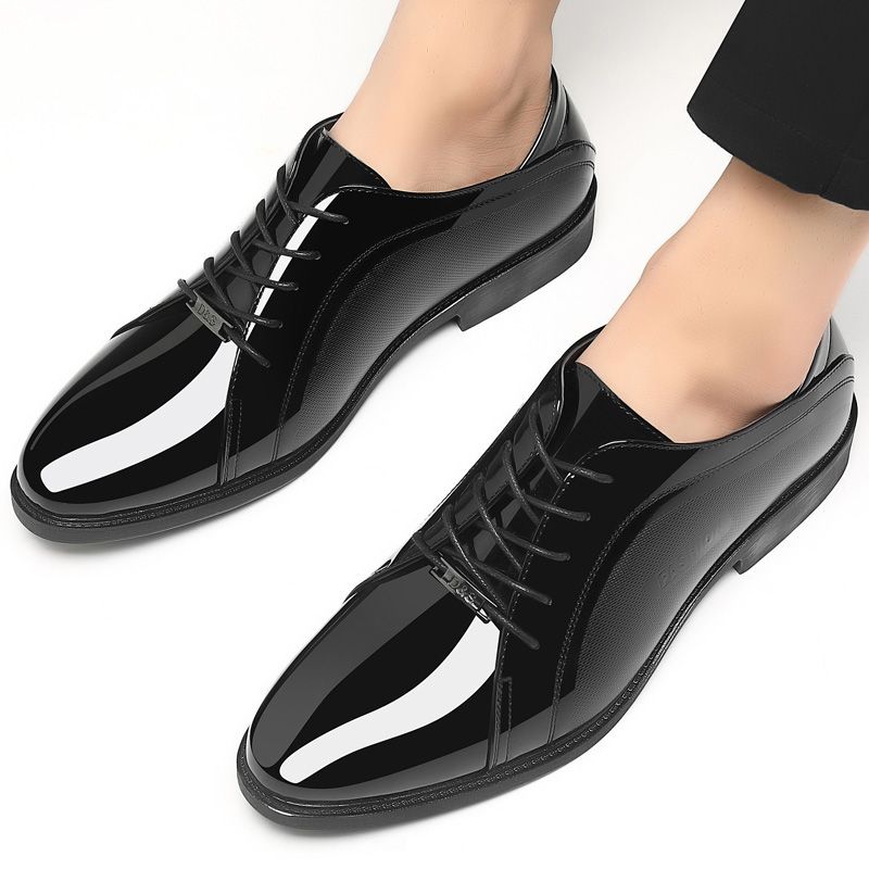 Bright Upper Black Social Shoe - огляд і ціна Men Shoes Clearance
