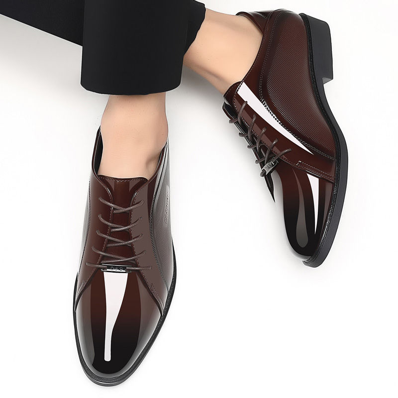 Bright Upper Black Social Shoe - огляд і ціна Men Shoes Clearance