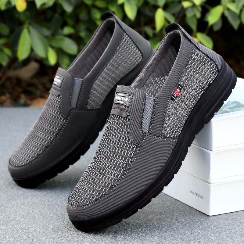 Men Slip‑on Breathable Mesh Lo - огляд і ціна Men'S Shoes Loafers Casual