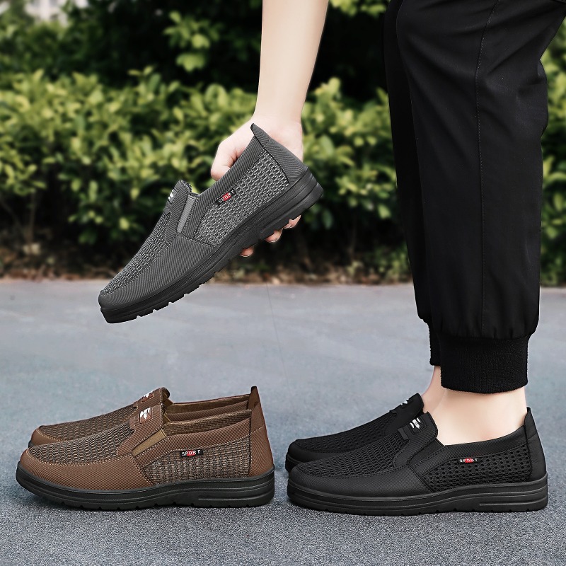 Men Slip‑on Breathable Mesh Lo - огляд і ціна Men'S Shoes Loafers Casual