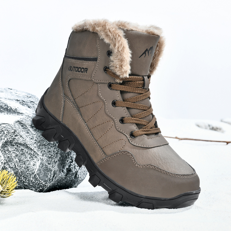 Men's Winter Boots Warm Waterp - огляд і ціна Men Shoes Marks