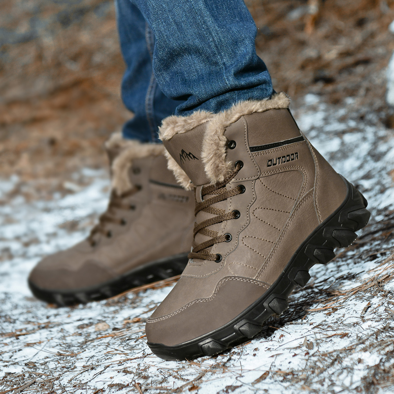 Men's Winter Boots Warm Waterp - огляд і ціна Men Shoes Marks
