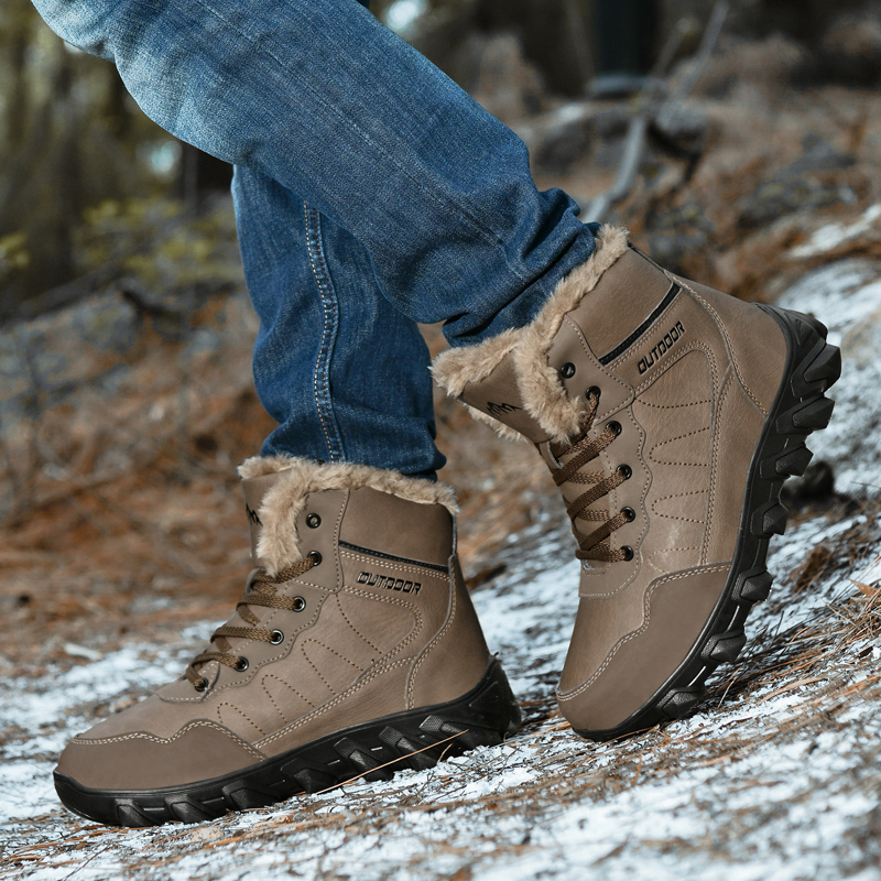 Men's Winter Boots Warm Waterp - огляд і ціна Men Shoes Marks