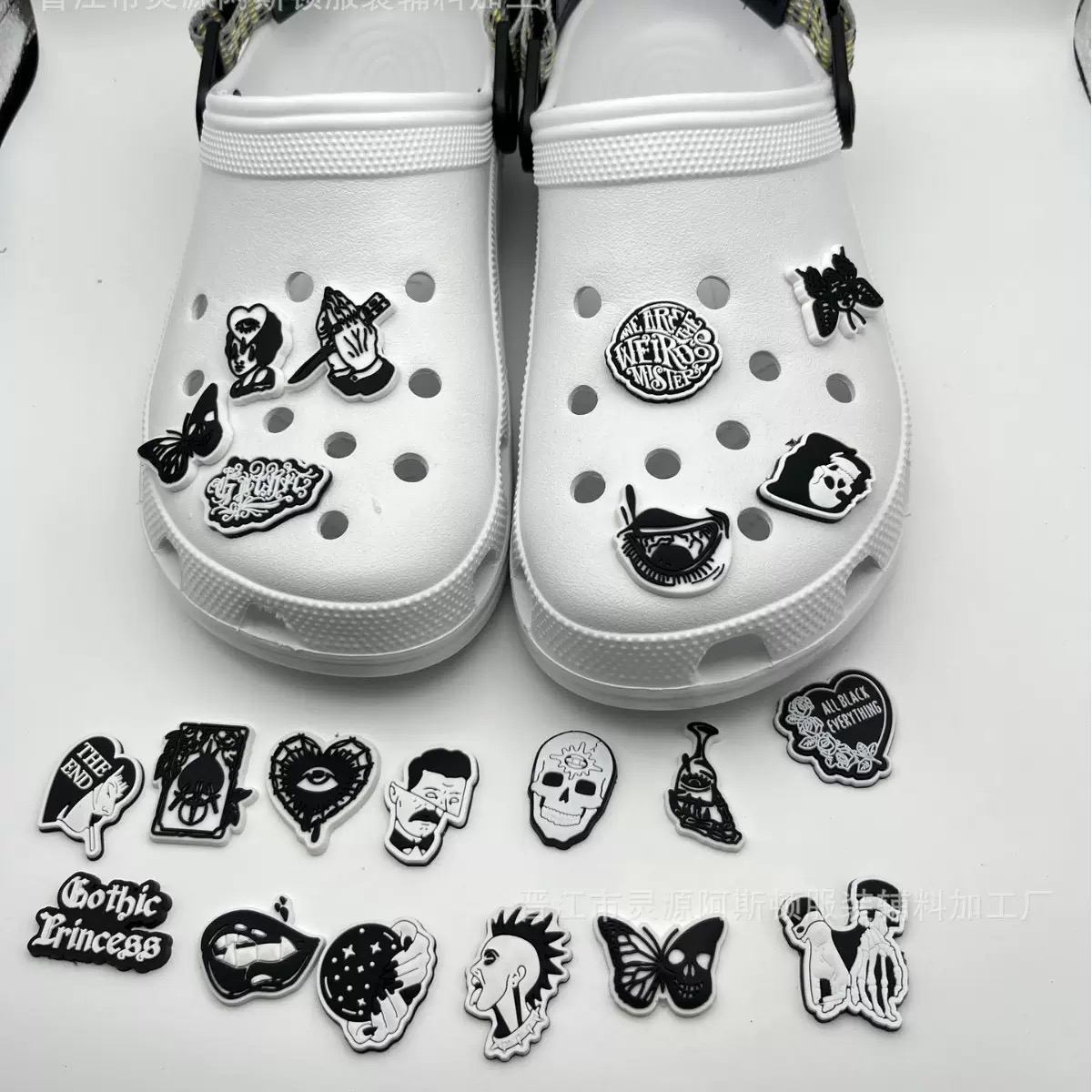23Pcs Horror Halloween Shoe Ch - огляд і ціна Men'S Shoes Crocs