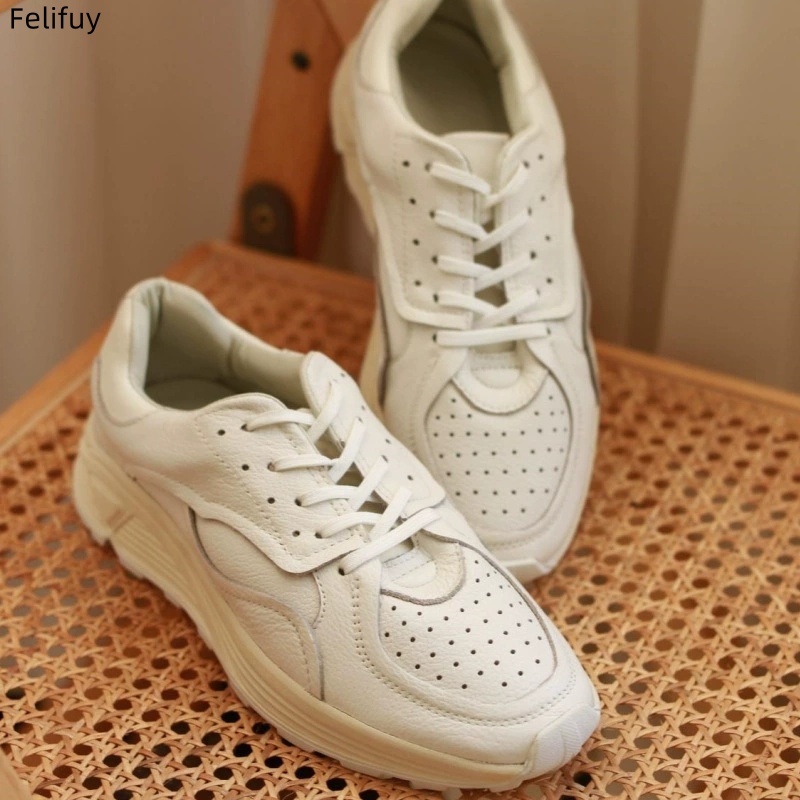 Round-toe Lace-up Casual White - огляд і ціна Men'S Shoes Top Brands