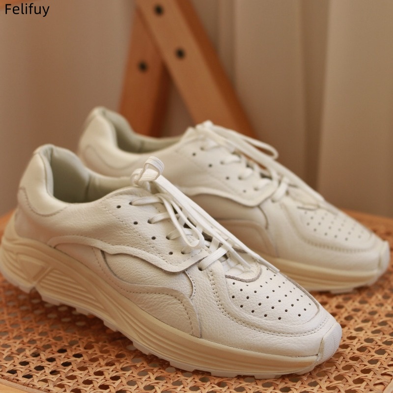Round-toe Lace-up Casual White - огляд і ціна Men'S Shoes Top Brands