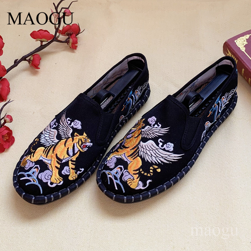 Unisex Chinese Style Embroider - огляд і ціна Men'S Shoes Loafers Casual