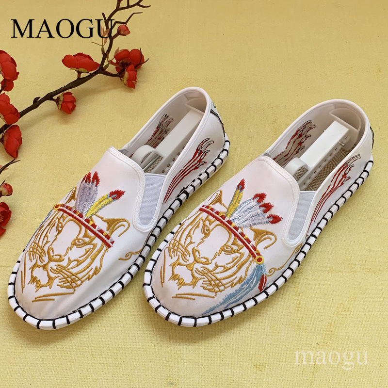 Unisex Chinese Style Embroider - огляд і ціна Men'S Shoes Loafers Casual