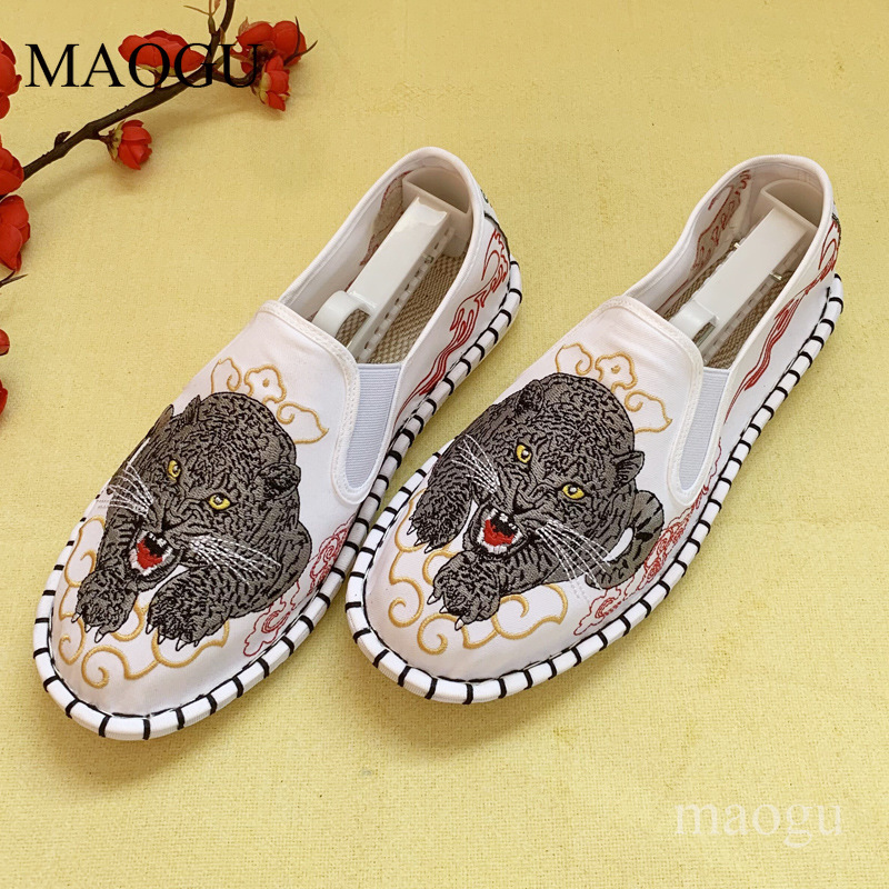 Unisex Chinese Style Embroider - огляд і ціна Men'S Shoes Loafers Casual