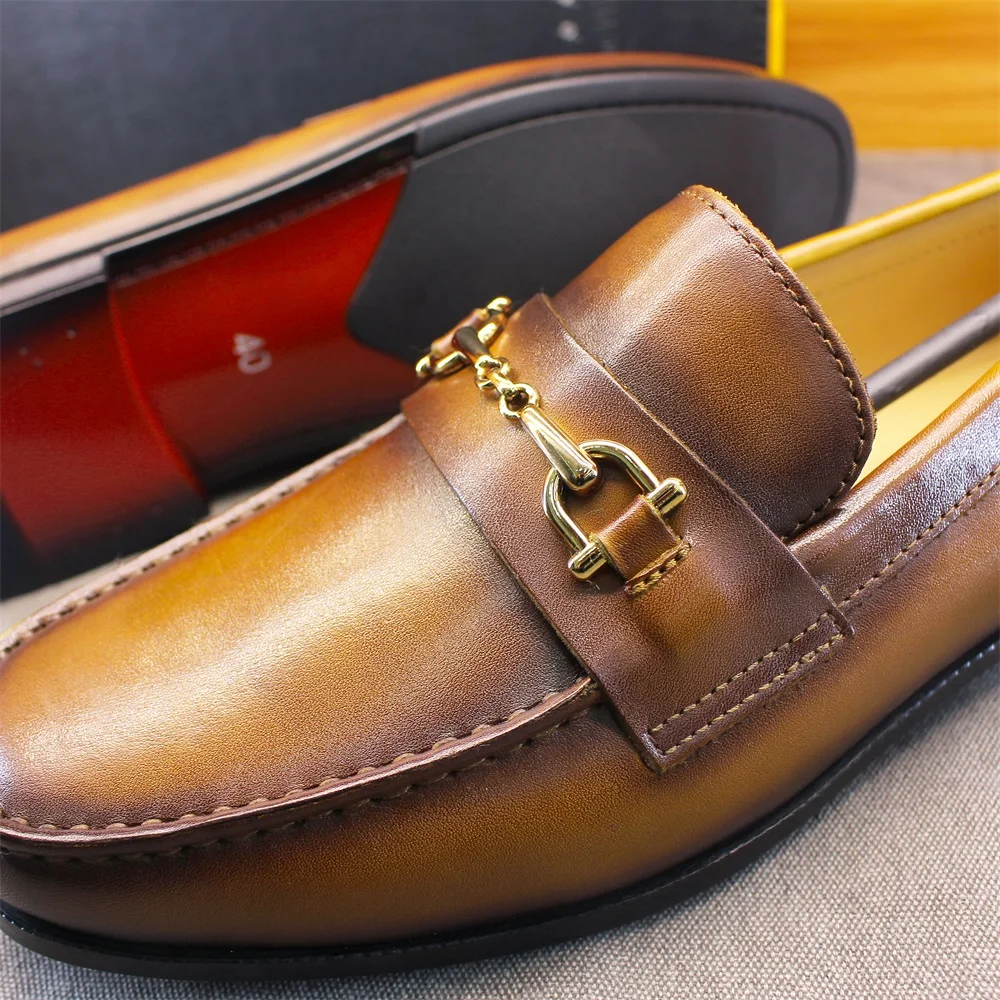 Men's Loafers Dress Shoes roun - огляд і ціна Men'S Shoes With Toes