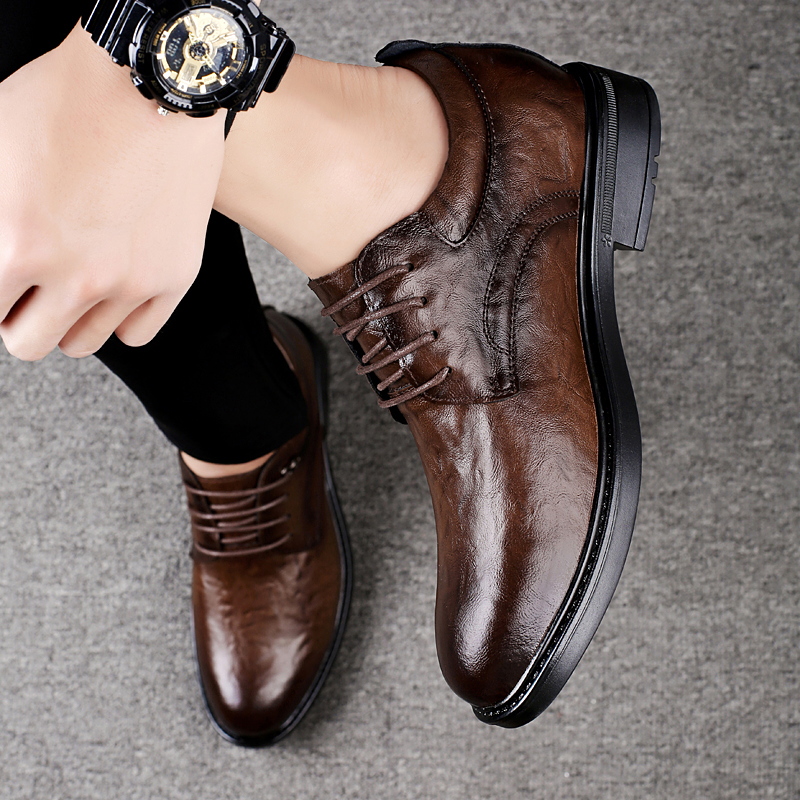 Leather Casual Elevator Shoes  - огляд і ціна Men'S Shoes Top Brands